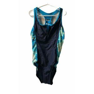 Gerry Weber Girls size 12 Swimsuit two tone blue